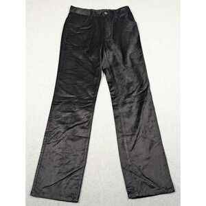 Rag & Bone Women Pants Size 4 Velvet Sheen Straight High Rise‎ Luxury Designer